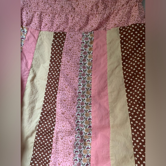 Vintage American Eagle y2k patchwork cottagecore midi skirt - Picture 3 of 7